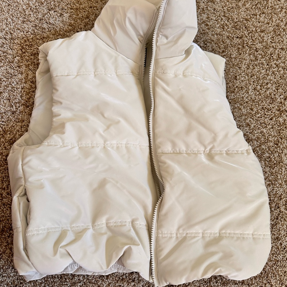 White Puffer Vest